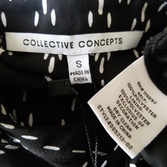 🎀BOGO FREE🎀 NWT Collective Concepts black dress - Picture 3 of 3
